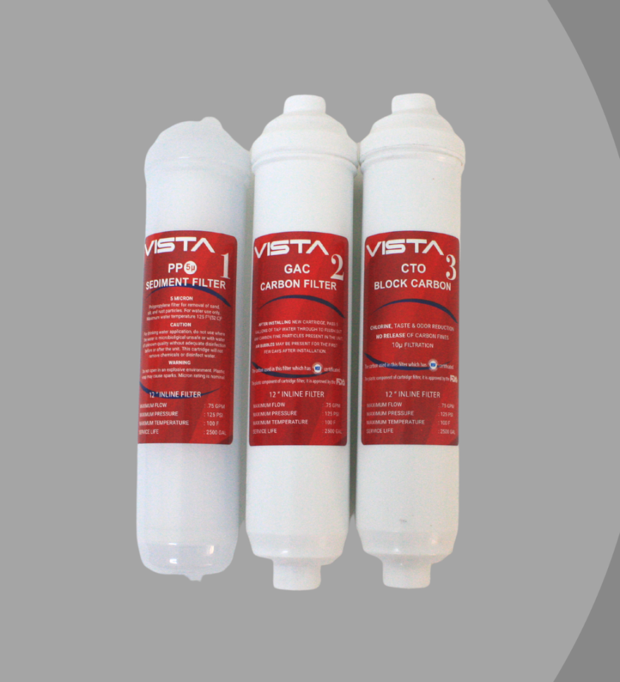 Vista 3’lü Filtre Set